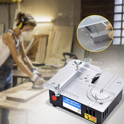 Mini Table Saw Adjustable Speed Multipurpose Cutting Machine Set