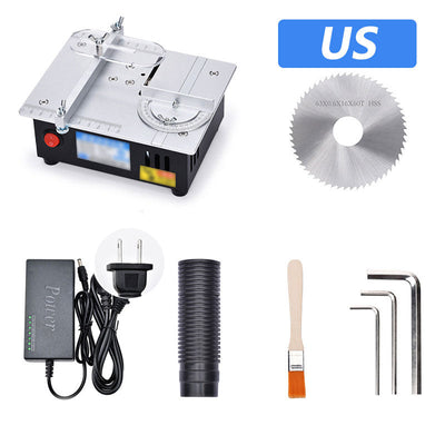 Mini Table Saw Adjustable Speed Multipurpose Cutting Machine Set