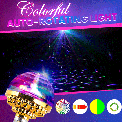 Colorful Rotating Disco Ball Light Party Decoration LED Lighting