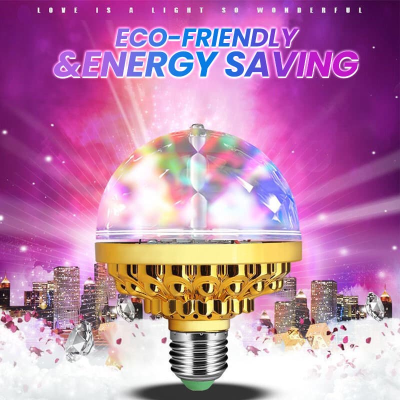 Colorful Rotating Disco Ball Light Party Decoration LED Lighting