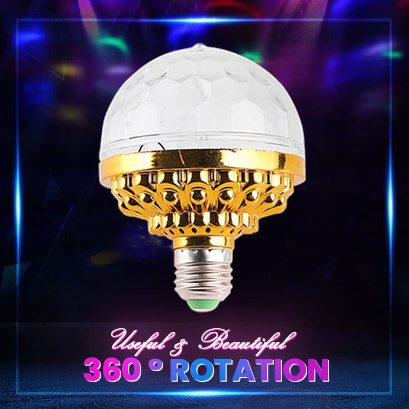 Colorful Rotating Disco Ball Light Party Decoration LED Lighting