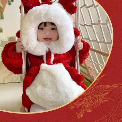 Baby Winter Animal Costume Onesie Soft Warm Toddler Outfit