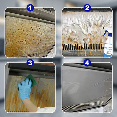 Heavy Duty Kitchen Degreaser Spray Powerful Cleaner For Grease Removal