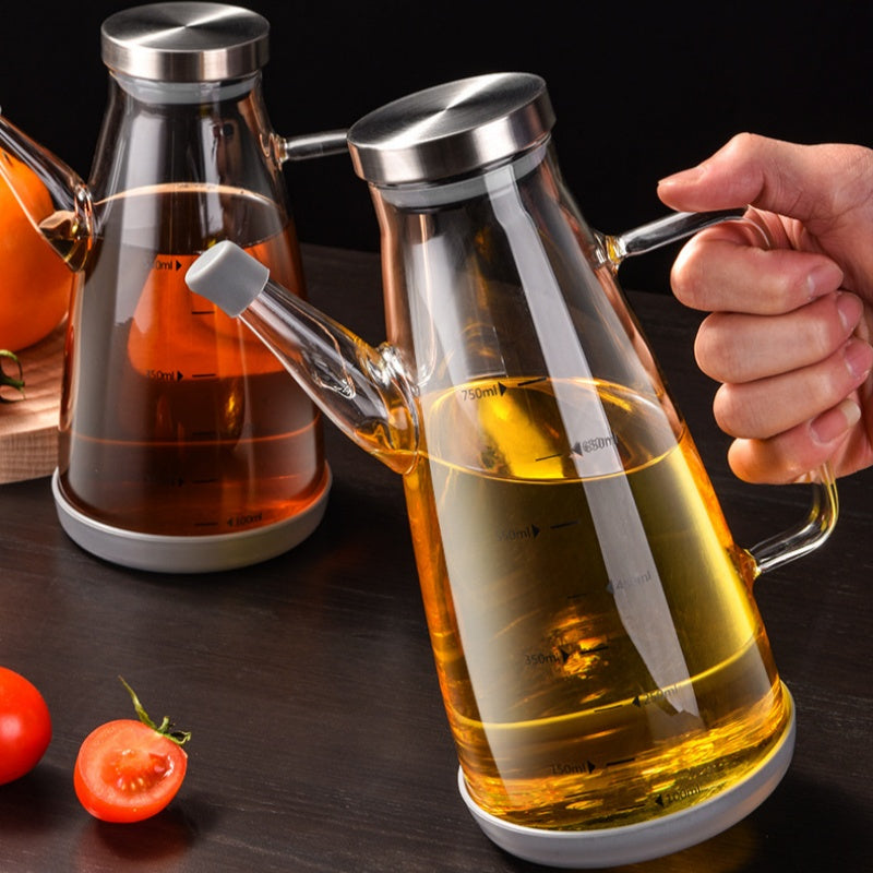 Oil Dispenser Bottle With Drip Free Spout For Easy Pouring