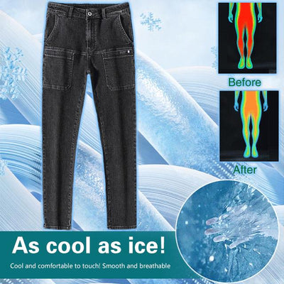 Men's Stretchy Straight-leg Jeans Comfortable Fit Durable Design