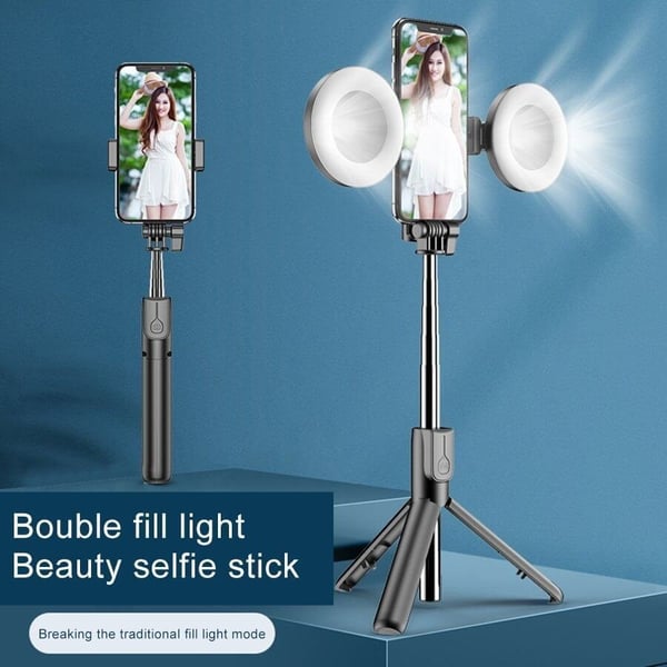 Upgraded Extendable Selfie Stick Tripod Multi-Purpose Phone Holder