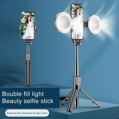 Upgraded Extendable Selfie Stick Tripod Multi-Purpose Phone Holder