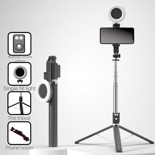 Upgraded Extendable Selfie Stick Tripod Multi-Purpose Phone Holder