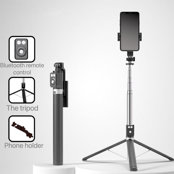 Upgraded Extendable Selfie Stick Tripod Multi-Purpose Phone Holder