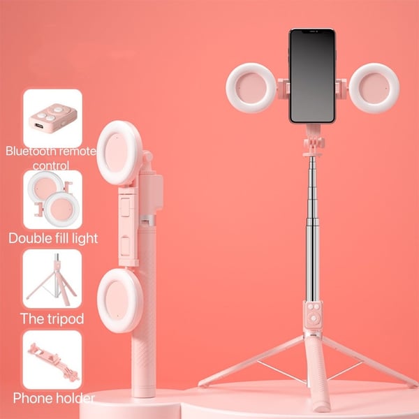 Upgraded Extendable Selfie Stick Tripod Multi-Purpose Phone Holder