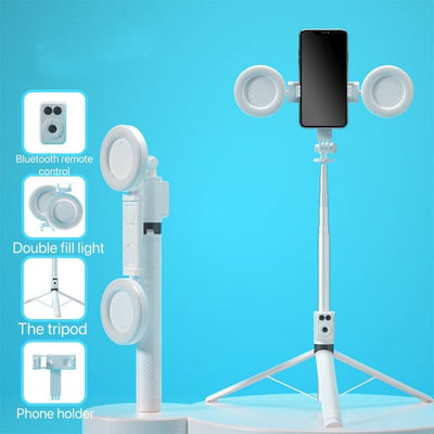 Upgraded Extendable Selfie Stick Tripod Multi-Purpose Phone Holder