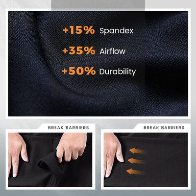 High Stretch Straight-Leg Pants Comfortable Fit Slim Style