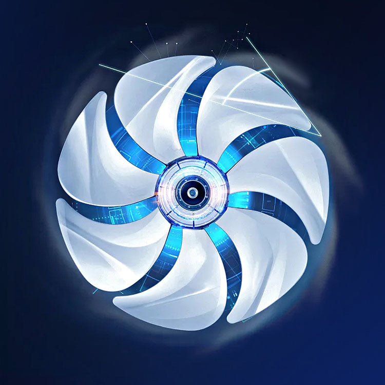 Pousbo Powerful Exhaust Fan Multifunctional Quiet Suction Ventilation