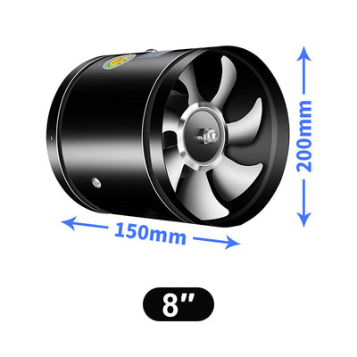 Pousbo Powerful Exhaust Fan Multifunctional Quiet Suction Ventilation