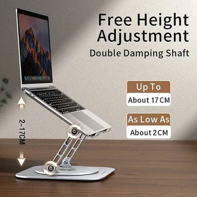 Laptop Stand Aluminum Alloy Rotating Adjustable Bracket For Desk