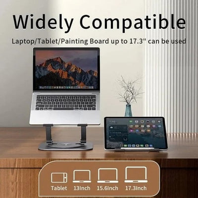 Laptop Stand Aluminum Alloy Rotating Adjustable Bracket For Desk