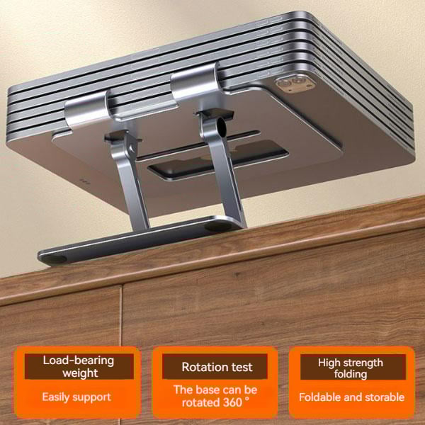 Laptop Stand Aluminum Alloy Rotating Adjustable Bracket For Desk