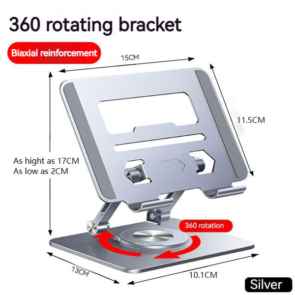 Laptop Stand Aluminum Alloy Rotating Adjustable Bracket For Desk