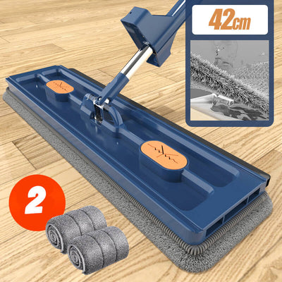 Big Flat Mop Large Cleaning Floor Tool Easy Use