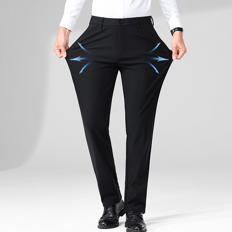 Men's Business Suit Pants Thickened Comfortable Formal Trousers