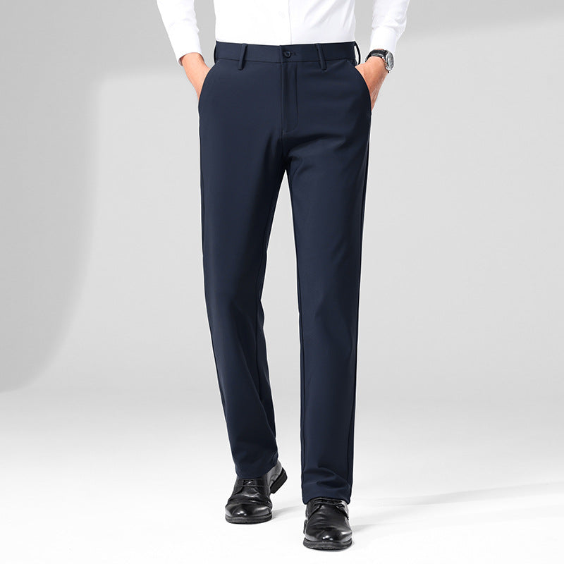 Men's Business Suit Pants Thickened Comfortable Formal Trousers