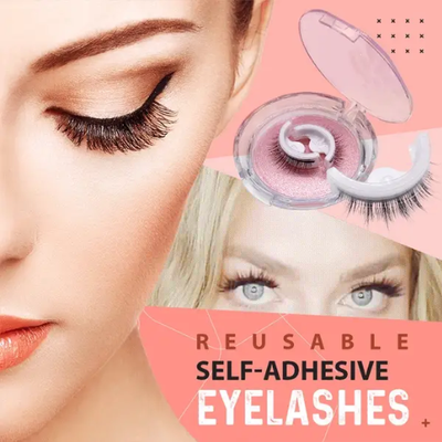 Snap-On Eyelashes Set Natural Look Lightweight Comfortable Wear