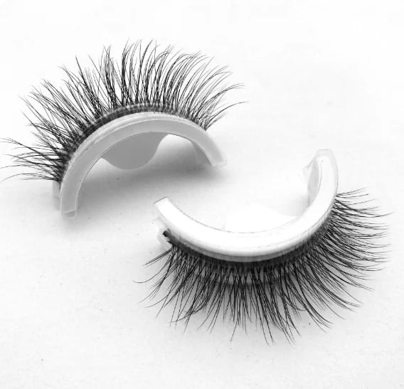 Snap-On Eyelashes Set Natural Look Lightweight Comfortable Wear