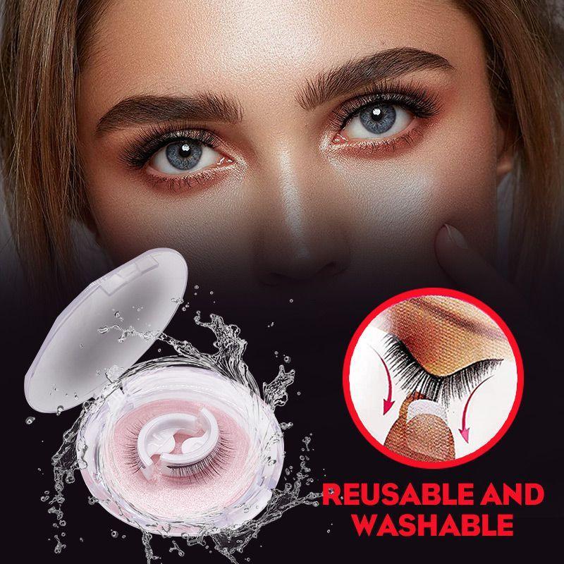 Reusable Self-Adhesive Eyelashes Long Lasting Natural Look Set