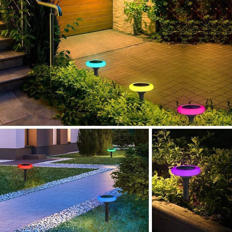 Outdoor Solar Sensor Lights For Garden Lawn Illumination