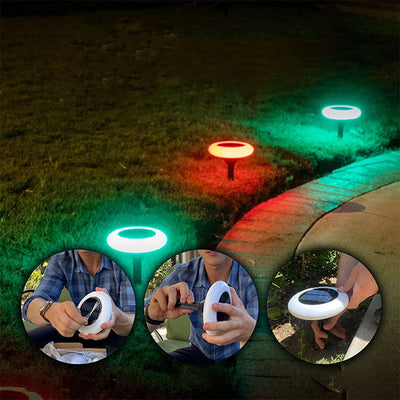Outdoor Solar Sensor Lights For Garden Lawn Illumination