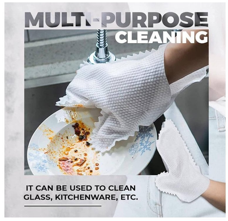 Household Cleaning Gloves For Home Dust Removal And Disinfection