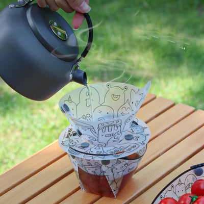 Portable Outdoor Folding Utensils Lightweight Durable PP Camping Set