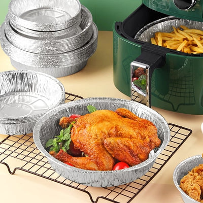 Oil Proof Aluminum Foil Tray Tin Box For Food Storage