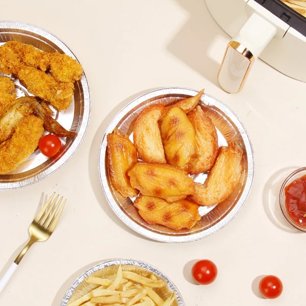 Oil Proof Aluminum Foil Tray Tin Box For Food Storage