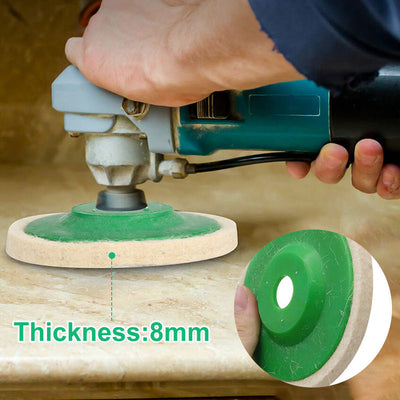 Felt Polishing Discs Precise Polishing Pads For Smooth Finishing