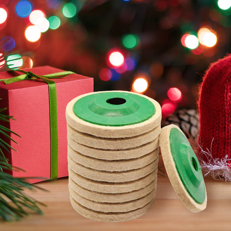 Felt Polishing Discs Precise Polishing Pads For Smooth Finishing