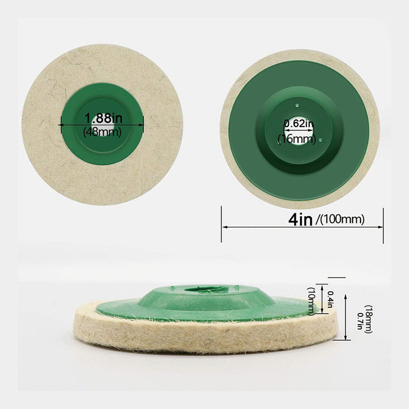 Felt Polishing Discs Precise Polishing Pads For Smooth Finishing
