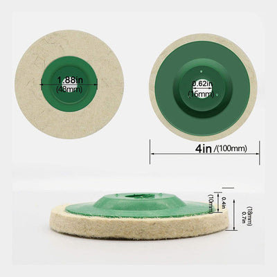 Felt Polishing Discs Precise Polishing Pads For Smooth Finishing