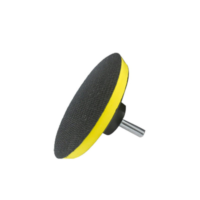 100pcs 4 Inch Round Flocking Sandpaper With Backing Plate Set