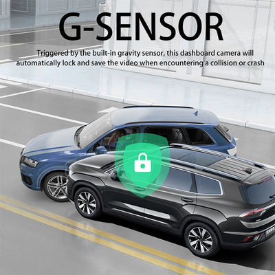 4-Channel Dash Cam Ultra-Wide Angle Full HD Driving Safety Recorder