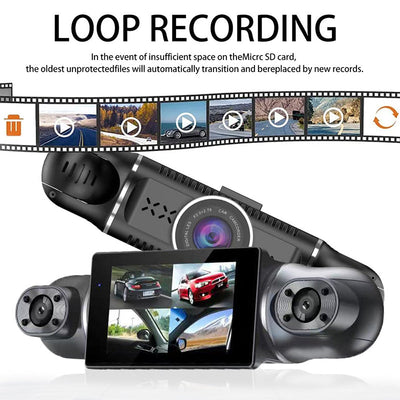 Driving Security 4-Channel 1080P Car Recorder With Night Vision