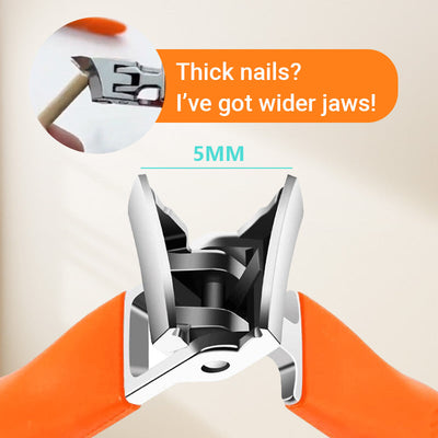 Wide Jaw Nail Clipper Slanted Design Anti-Splash Precision Tool