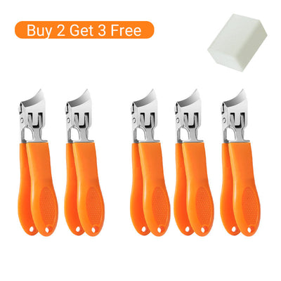 Wide Jaw Nail Clipper Slanted Design Anti-Splash Precision Tool
