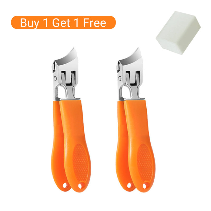 Wide Jaw Nail Clipper Slanted Design Anti-Splash Precision Tool