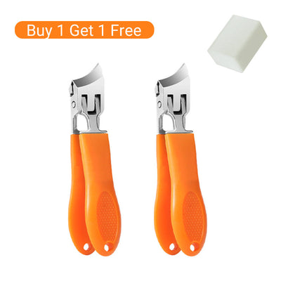 Wide Jaw Nail Clipper Slanted Design Anti-Splash Precision Tool