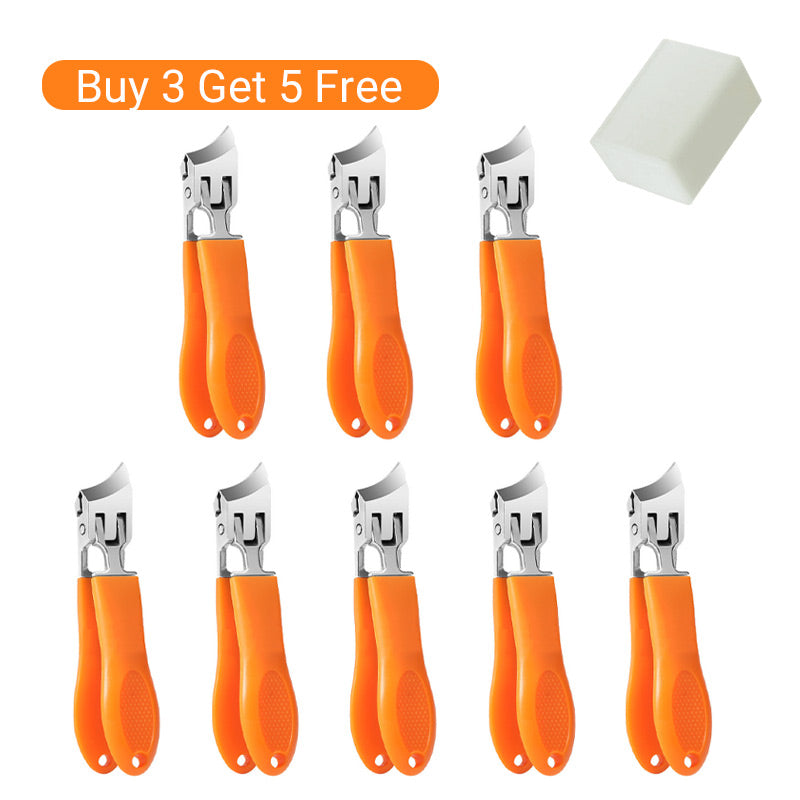 Wide Jaw Nail Clipper Slanted Design Anti-Splash Precision Tool