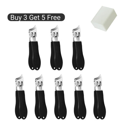 Wide Jaw Nail Clipper Slanted Design Anti-Splash Precision Tool