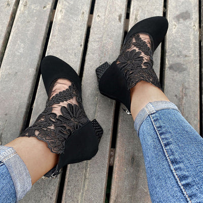 Women's Lace High Heels Elegant Summer Shoes For Women