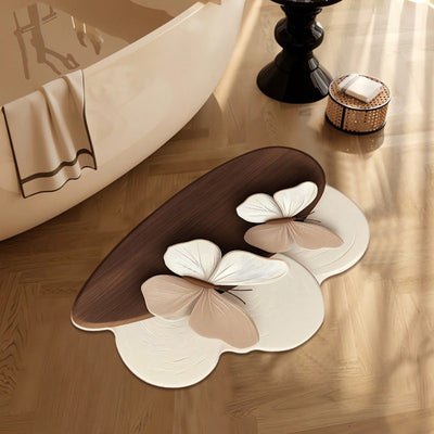 3D Non Slip Absorbent Mat With Realistic Pattern And Grip