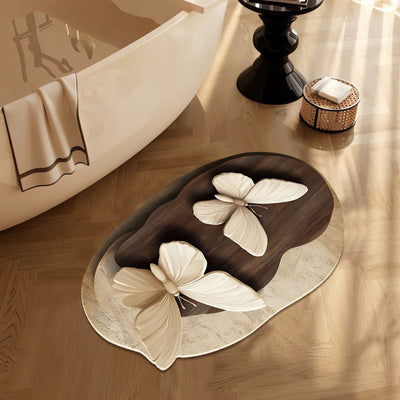 3D Non Slip Absorbent Mat With Realistic Pattern And Grip
